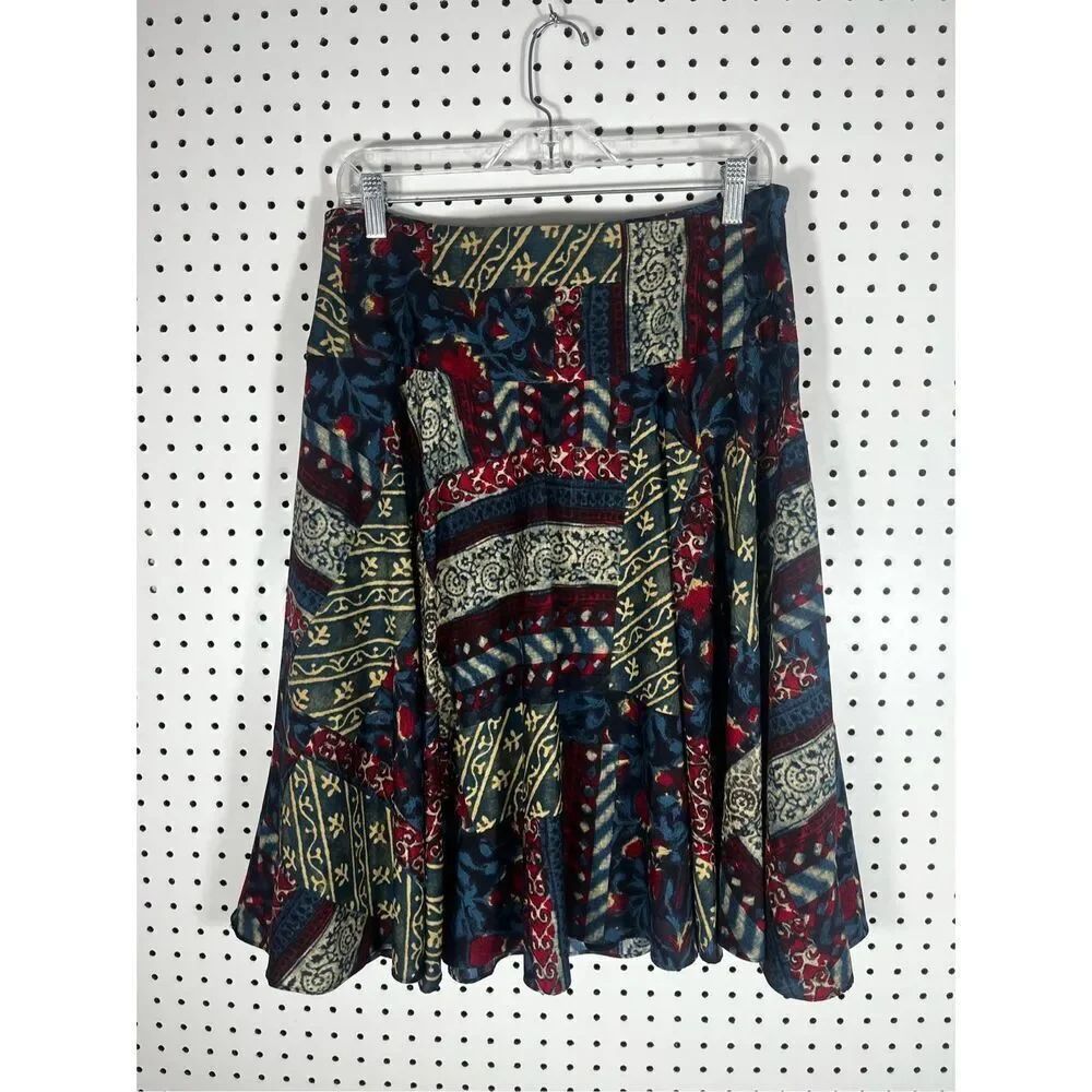 Lauren Ralph Lauren multi patterned skirt size 10
